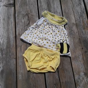 Bumblebee Little Summer Outfit